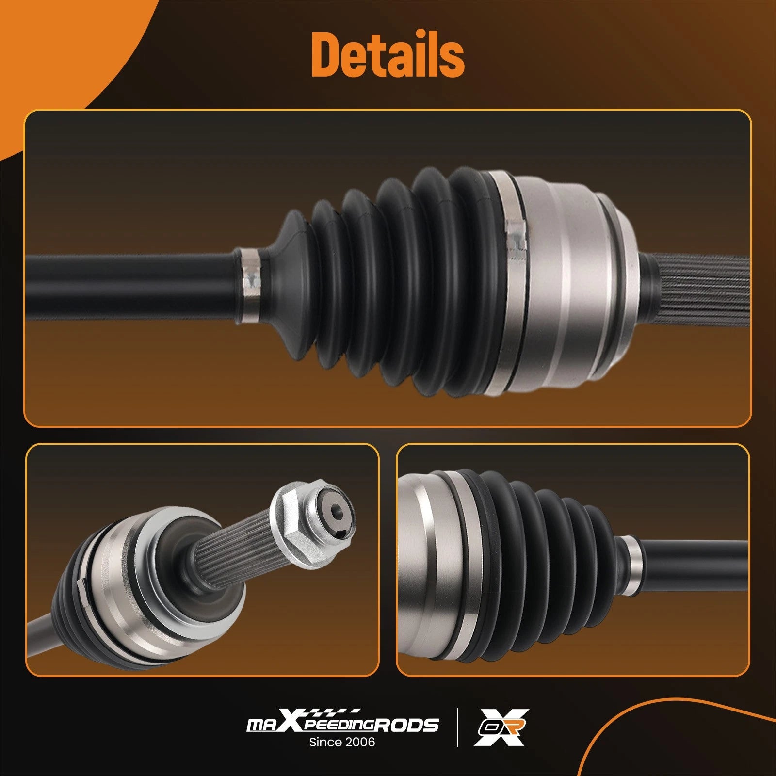 Front Left CV Axle Assembly for Acura MDX ZDX (2010–2013) V6 3.7L