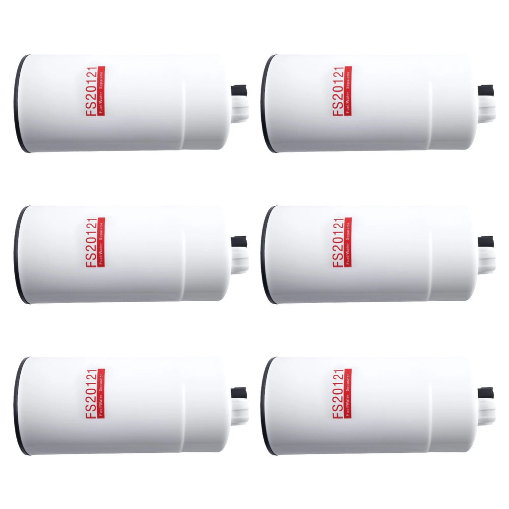 Fuel Water Separator for Blue Bird Vision HDX (2020–Present) 6Pcs