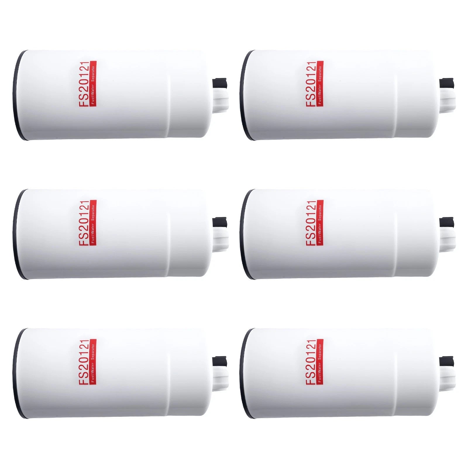 Fuel Water Separator for Blue Bird Vision HDX (2020–Present) 6Pcs