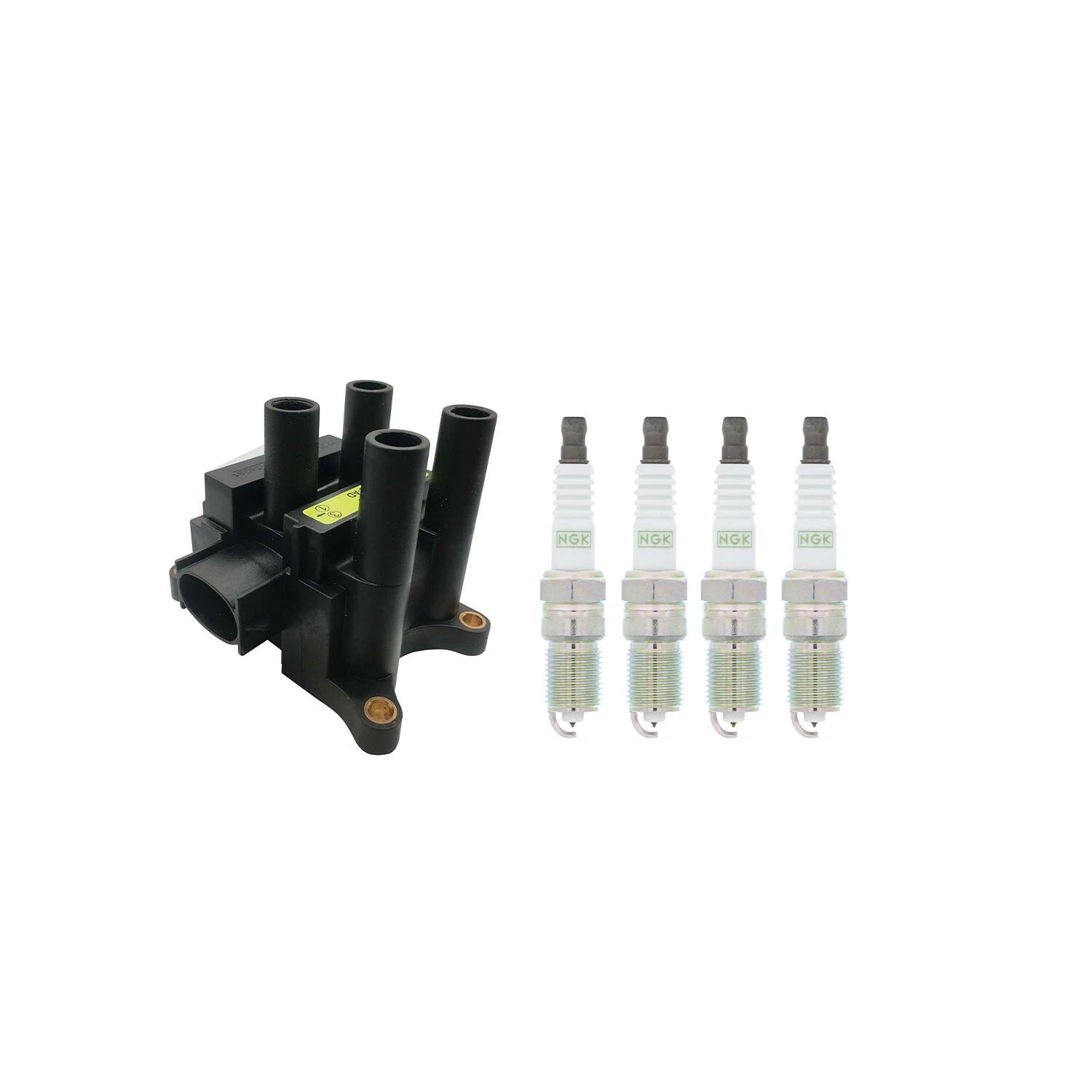 Set of 4 Hitachi Ignition Coils & NGK G-Power Platinum Spark Plugs for Ranger