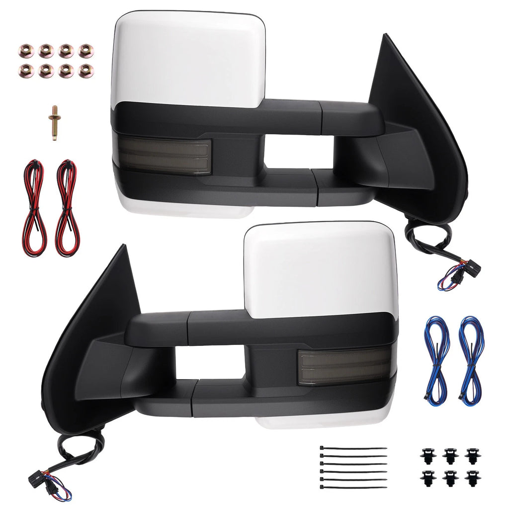 Power Tow Mirror for Chevy Silverado 2500/3500 (2014–2019) Heated LED Signal