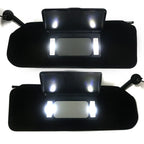 Sun Visors for Corvette C5 (1997–2004) - Lighted Vanity Mirrors, Trim Bezel