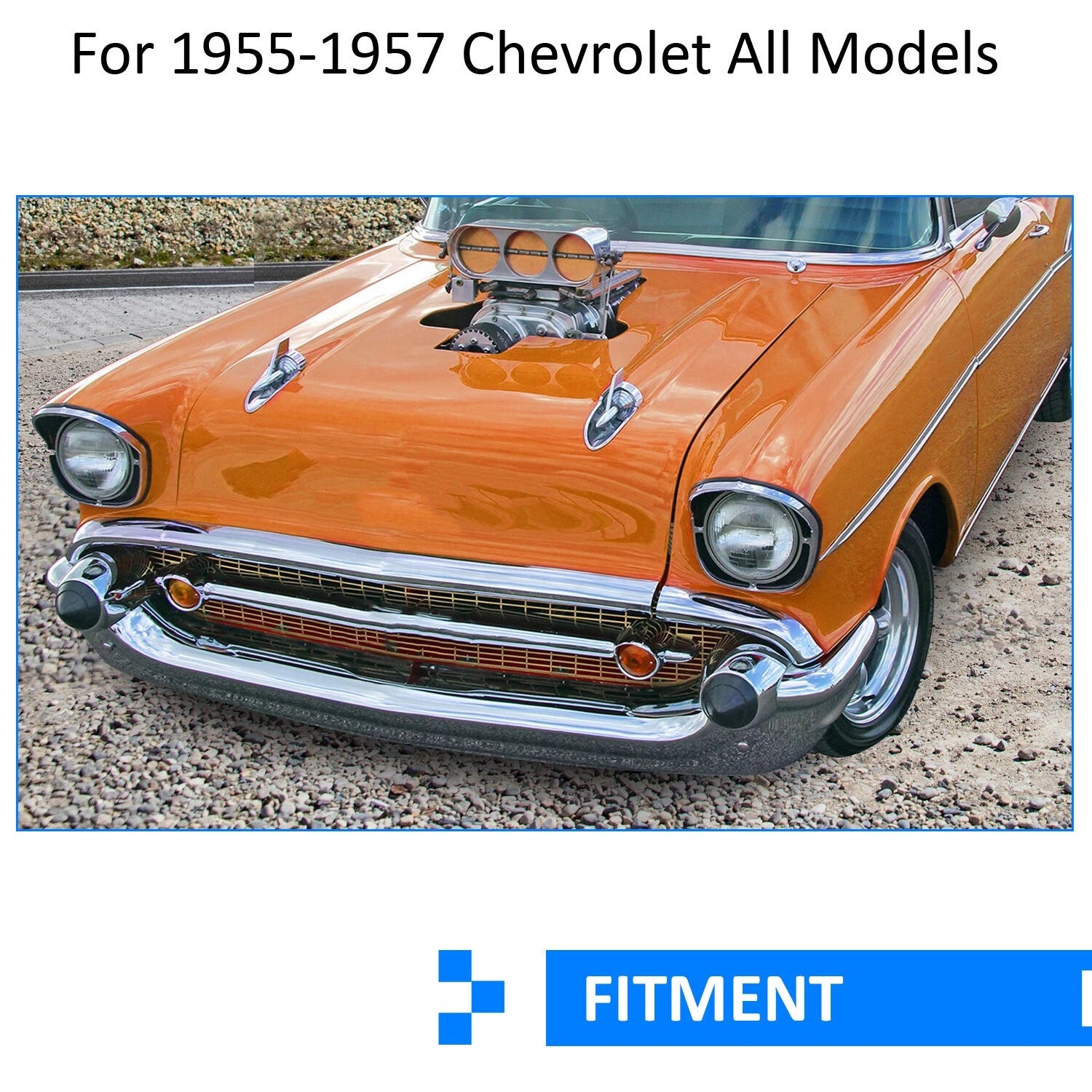 Front & Rear Floor Pans for Chevy All Models (1955–1957)