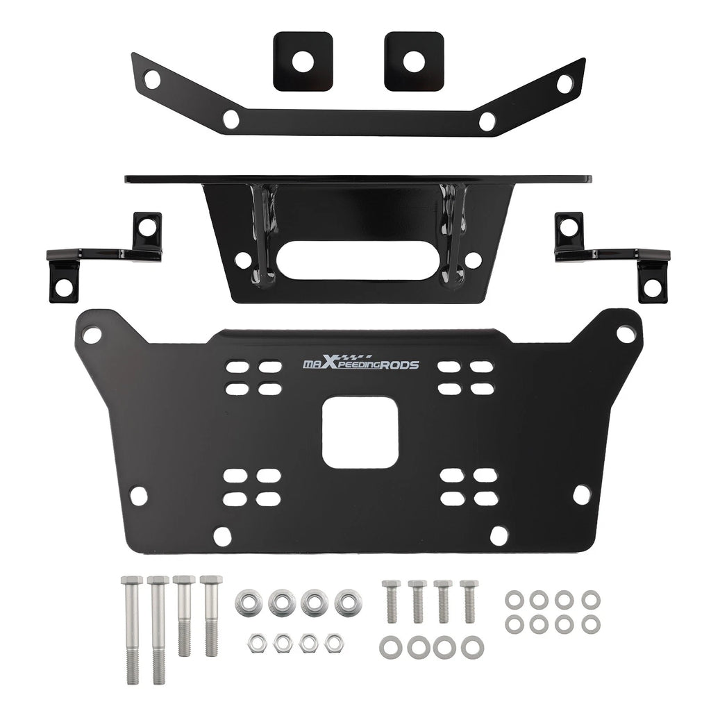 Winch Mount for Honda Talon 1000RS (2023) Black Steel Bolt-on
