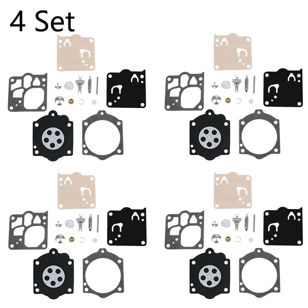 Set of 4 Carburetor Rebuild Kits for Husqvarna 3120XP 272 268 MS660 Walbro K12-WG