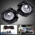 Pair Clear Front Bumper Fog Lights for Toyota RAV4 (2006–2008)