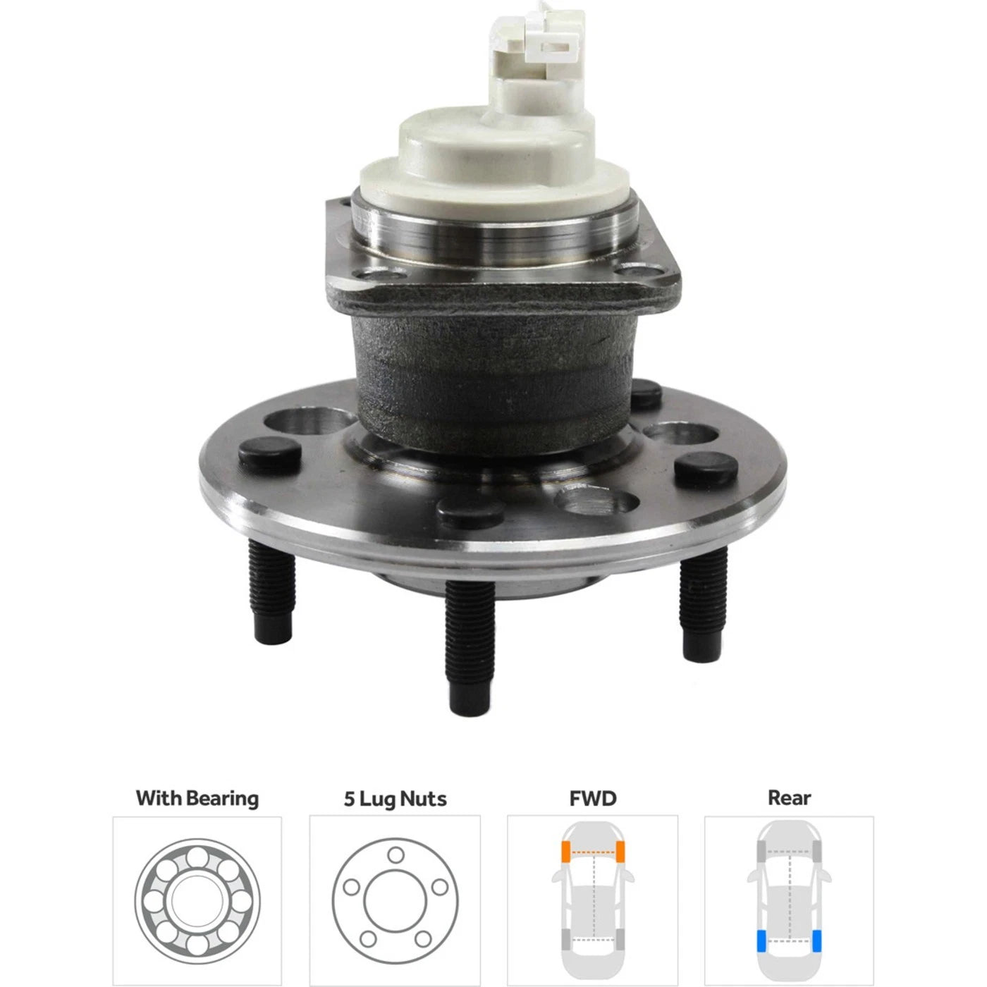 Wheel Hub Set for Chevrolet Impala, Grand Prix (2001–2013)