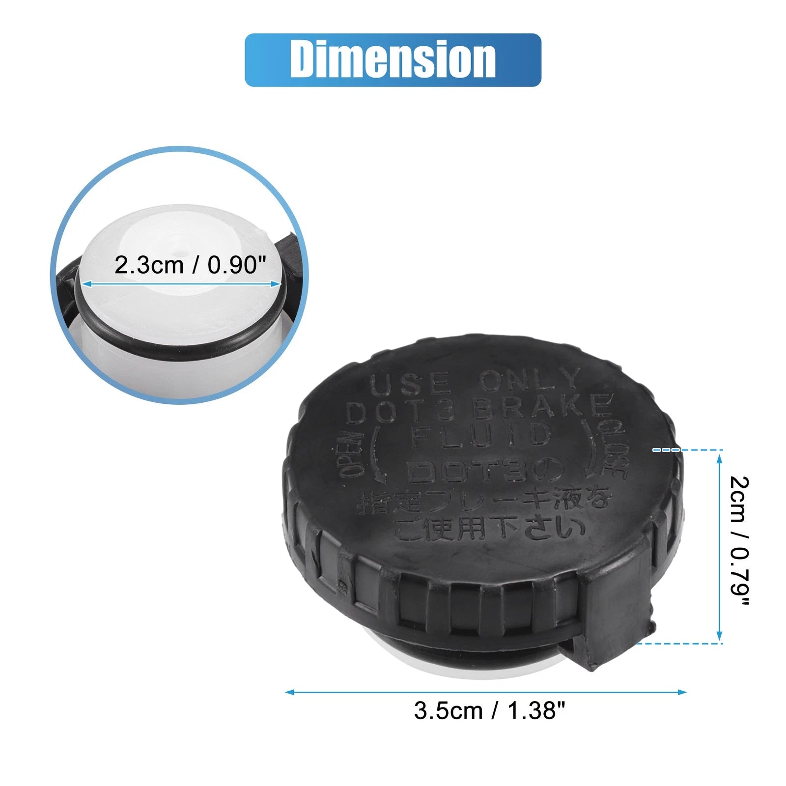 Brake Master Cylinder Cap Cover No. 46020EM30A for Nissan Cube (2009–2014)