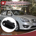 Exterior Door Handle for Hyundai Accent Front Right Black ABS (2010-2017)