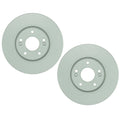 Set of 2 Bosch QuietCast Front Disc Brake Rotors for Hyundai Kia (300mm)