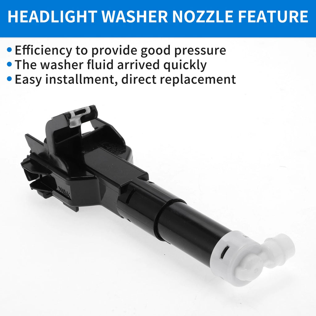 Front Passenger Side Headlight Washer Nozzle for Toyota Prius (2009–2015) No. 8520747011