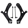 2X Front Lower Control Arms + 2X Sway Bar End Links for Volkswagen Passat Beetle (2012–2016)