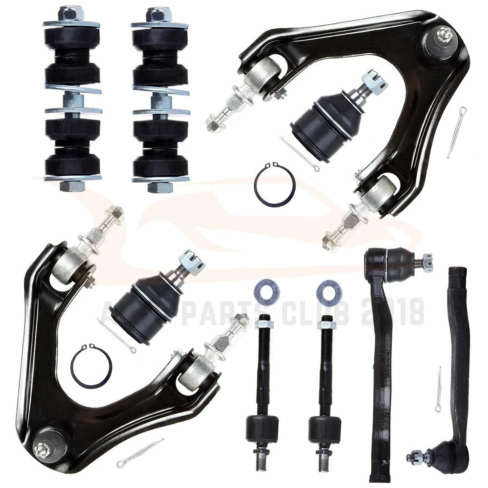 Set of 10 Control Arm Ball Joints Tie Rod Ends for Honda Accord (1994–1997)