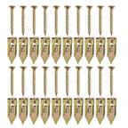 Expansion Screws Set of 20 for Drywall and Gypsum Installation