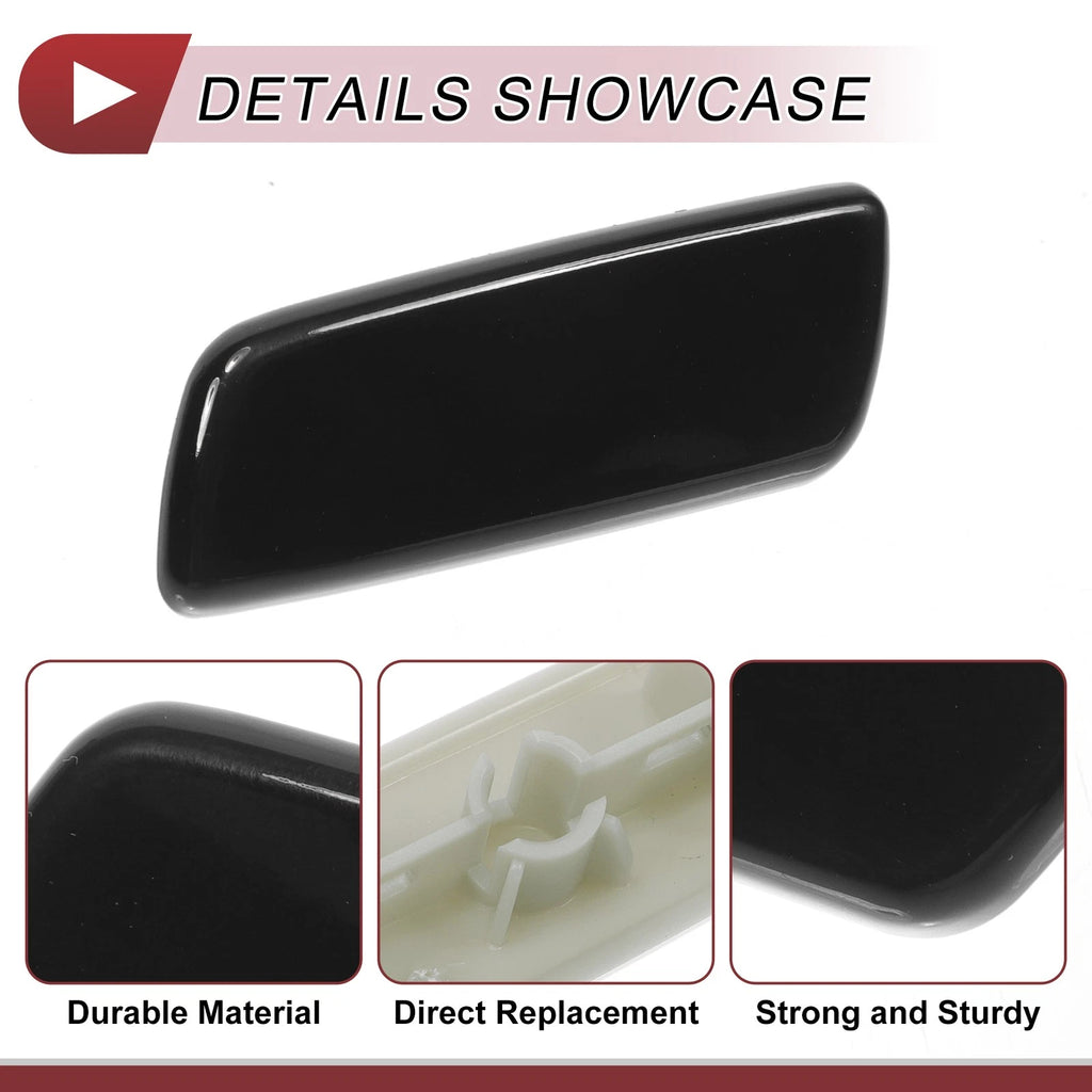 Front Left Washer Nozzle Cover Cap for Lexus RX270 RX350 RX450H (2009–2014) Black