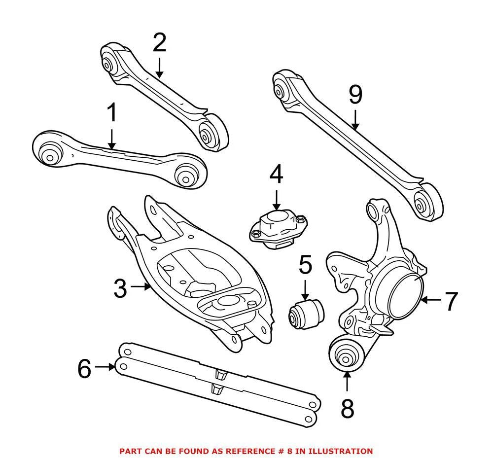Suspension Control Arm Bushing for BMW (2000–2023) 33326763092