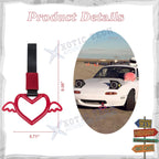 Tsurikawa Hanger Wing Heart Warning Ring for Japanese Car (-)