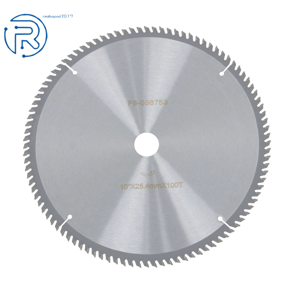10-Inch 100 Tooth Carbide Saw Blade for Wood