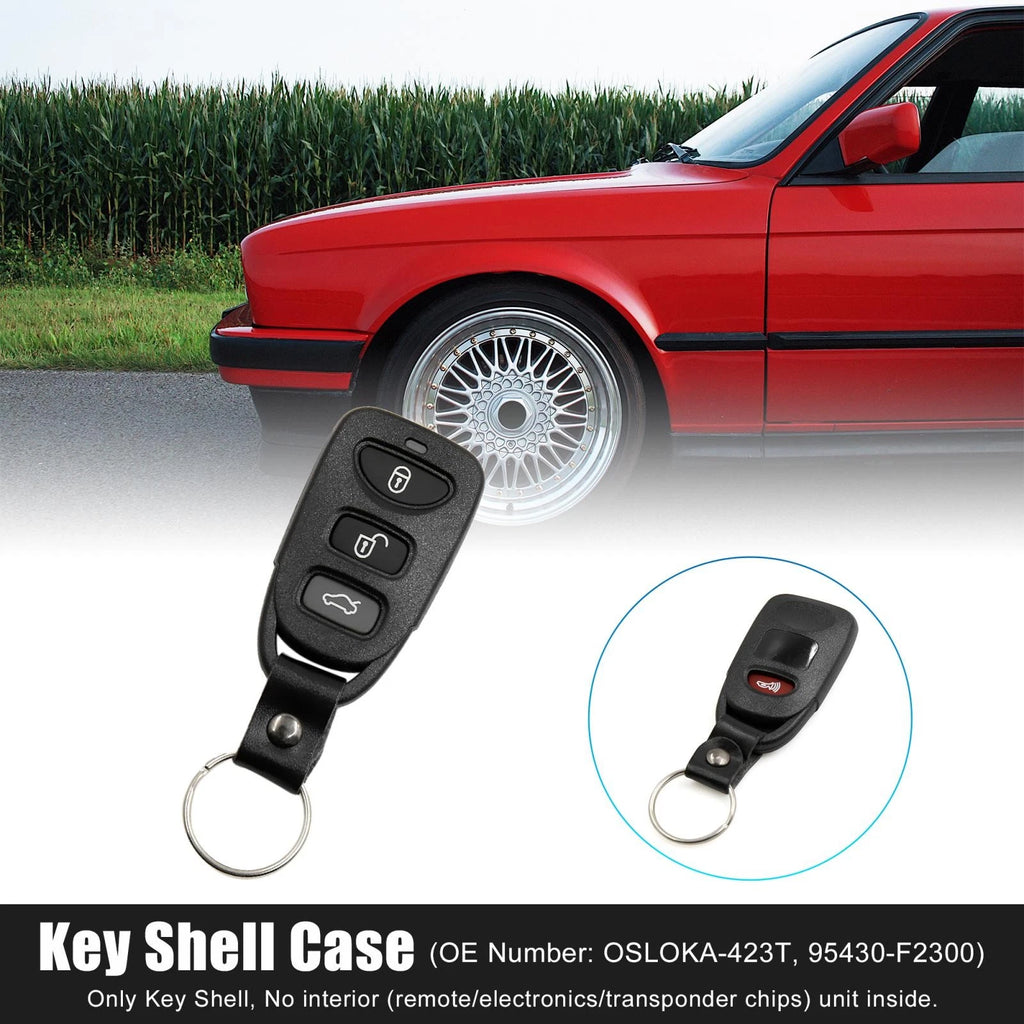 Car Key Fob Shell Case OSLOKA423T for Hyundai Elantra Sonata (2011–2020)