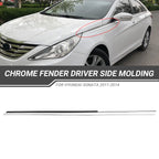 Fender Garnish Chrome Molding Trim for Hyundai Sonata (2011–2014)