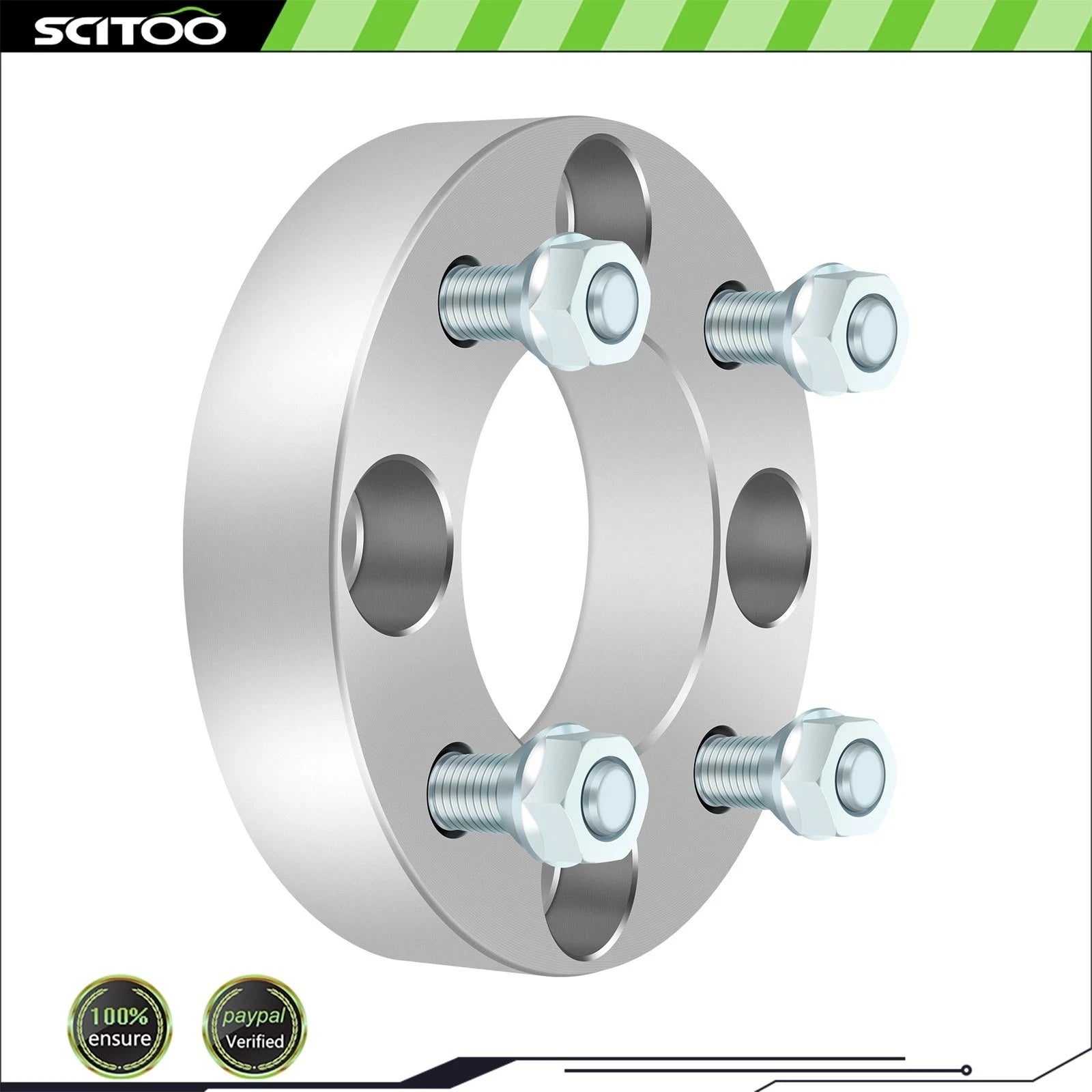 2X 1.25" Wheel Spacers for Honda Accord Prelude Hyundai (Fits 78.1mm CB, 12x1.5)