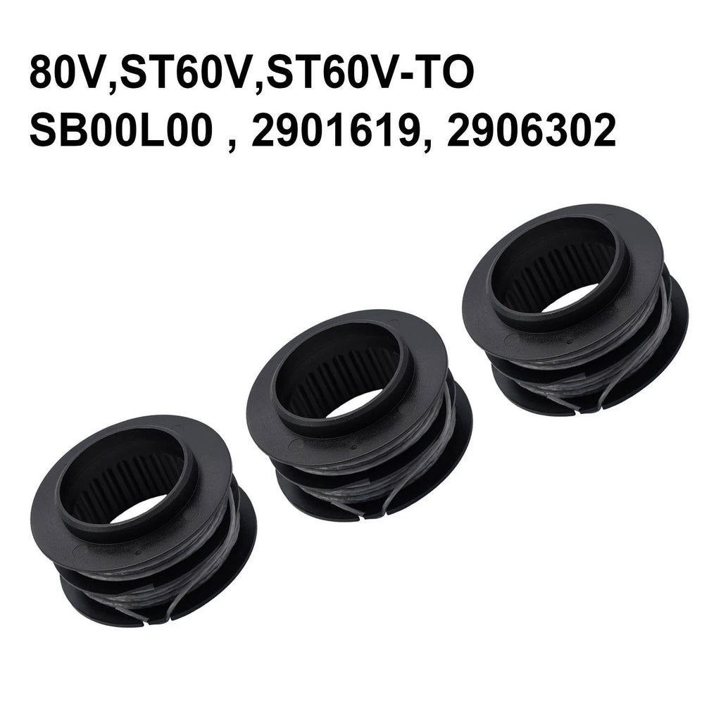 Trimmer Spool Set of 3 for Greenworks 80V (2936602)