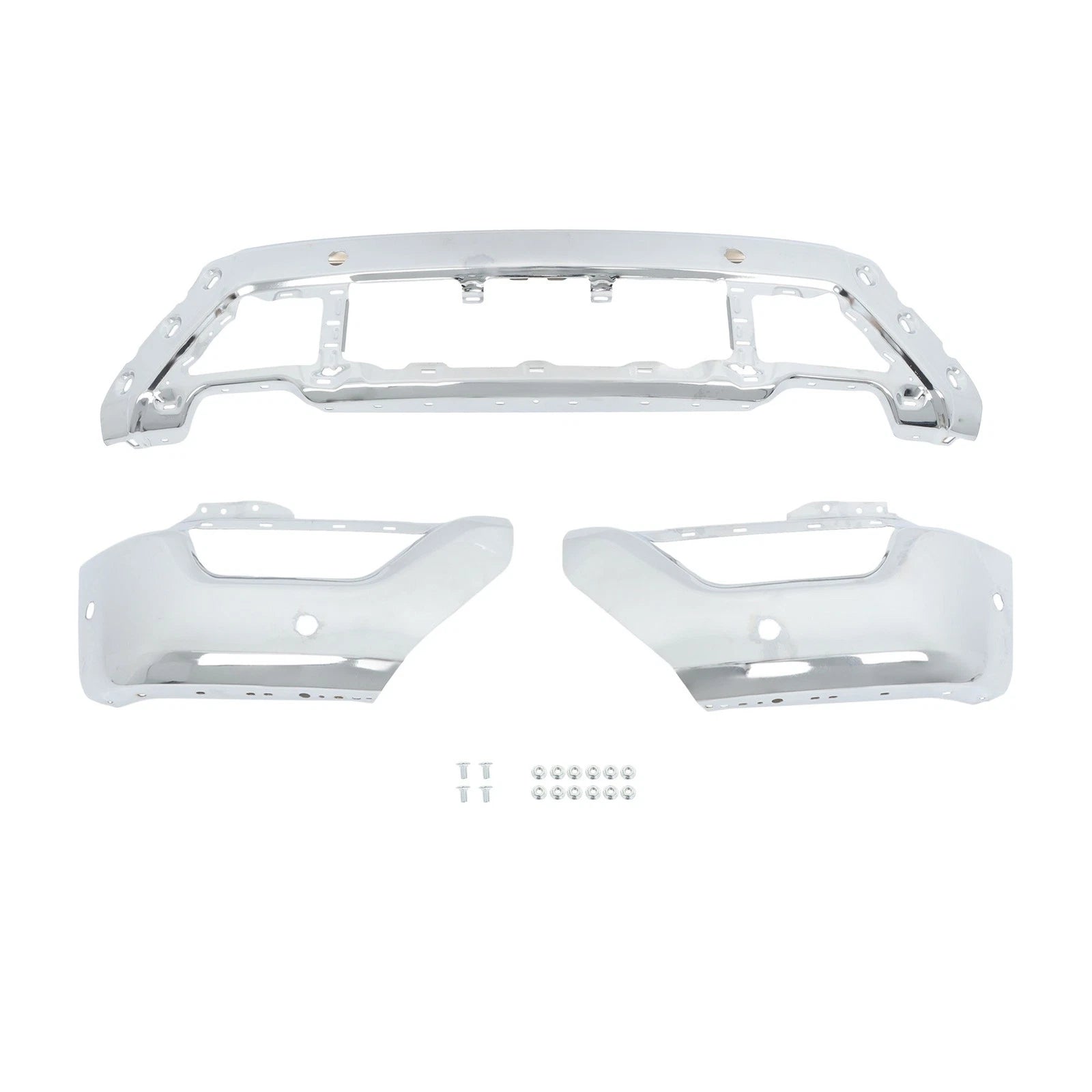 Chrome Split Bumper Face Bar for Ford F-150 (2021–2023)