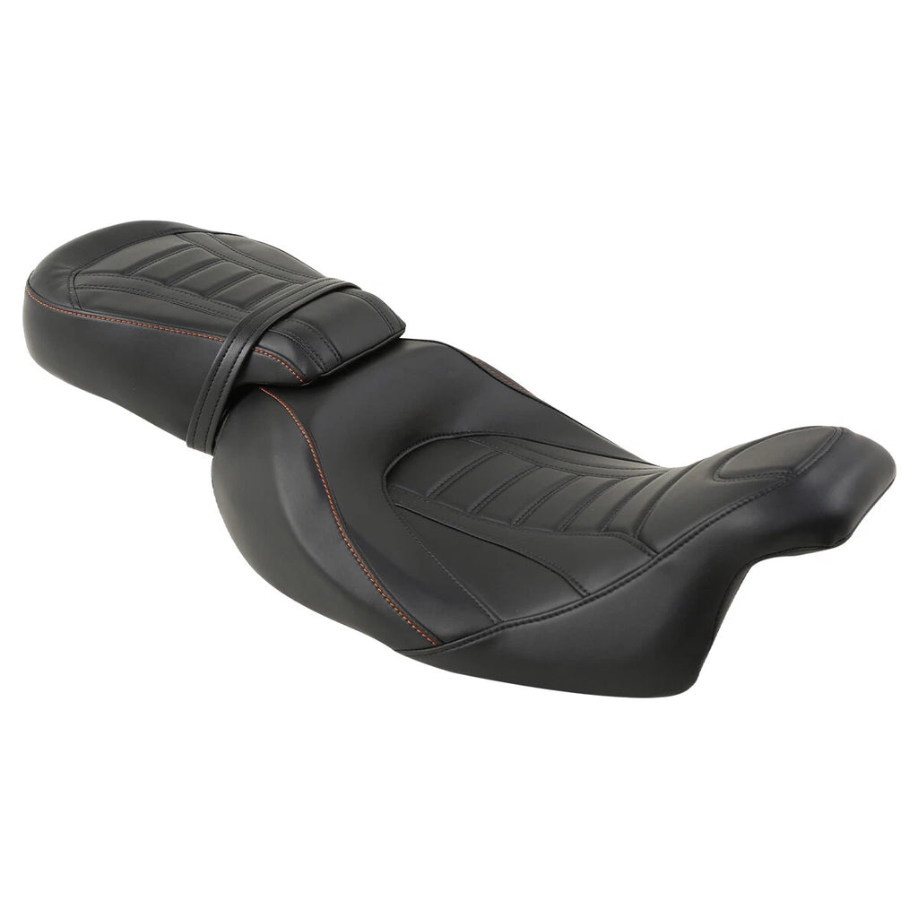 Front & Rear Seat for Harley CVO Road King Street Glide (2009–2023) Black