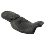 Front & Rear Seat for Harley CVO Road King Street Glide (2009–2023) Black