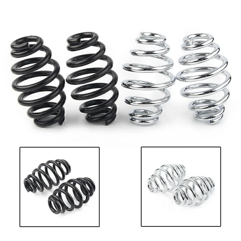 3" Barrel Coiled Solo Seat Springs for Harley Chopper Bobber Softail