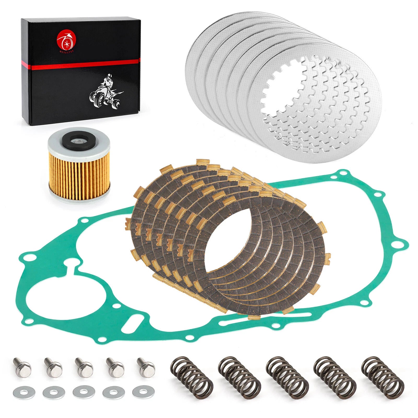 Clutch Friction Plates Kit for Yamaha V Star 650 (2000–2008)