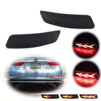 2X Smoke Lens LED Tail Brake Lights for Lexus GS ES (2013–2018)