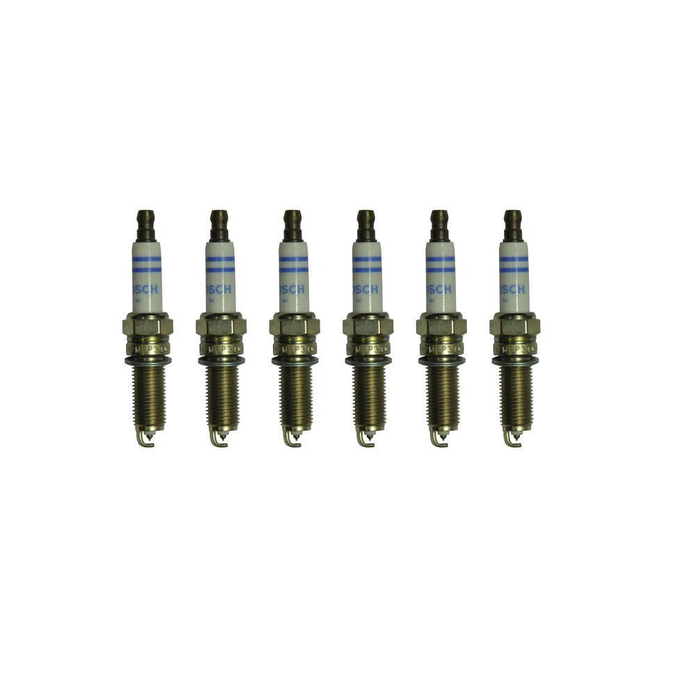 Set of 6 Bosch OE Fine Wire Double Platinum Spark Plugs for Mercedes V6