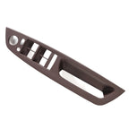 Front Door Panel Handle Pull Trim Cover for BMW X5 E70 X6 E71 E72 (2007–2013) Mocha RHD
