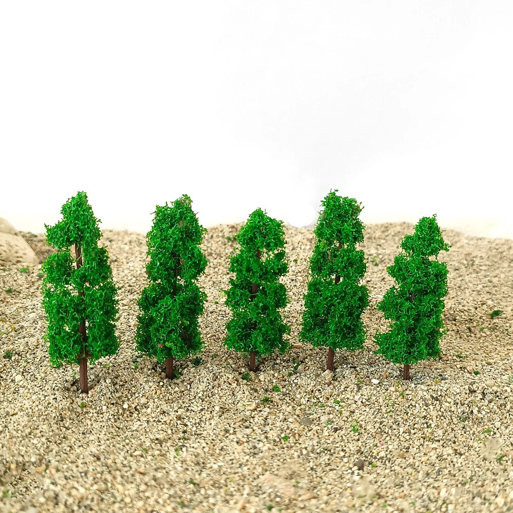 20Pcs 2.36" Model Trees for Diorama Miniature Scenery Railroad Landscape