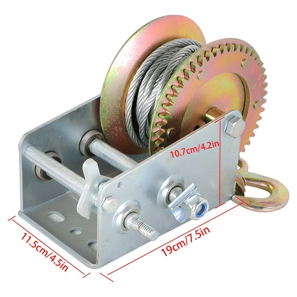 Hand Winch for Trailer (3500 lbs)