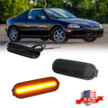 2X Smoke Amber LED Side Marker Lights for Honda Del Sol (1993–1997)