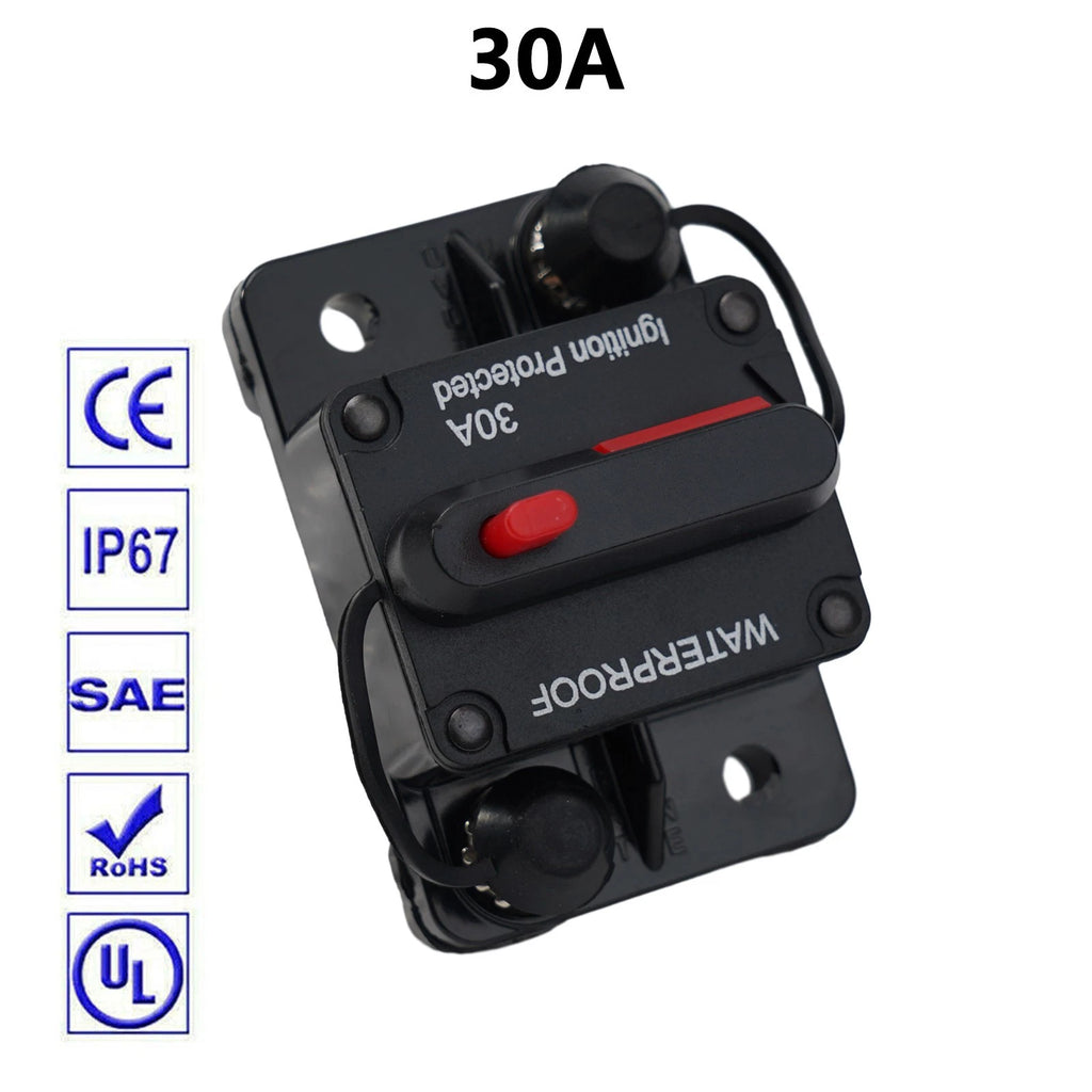 30A/300A Circuit Breaker Fuse Holder for Audio Systems