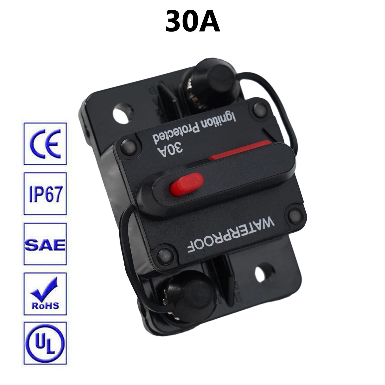 30A/300A Circuit Breaker Fuse Holder for Audio Systems