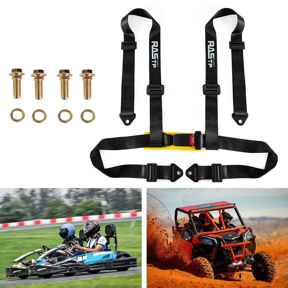 4 Point 2" Strap Racing Harness Seat Belt for RZR XP Turbo (2014–2023)