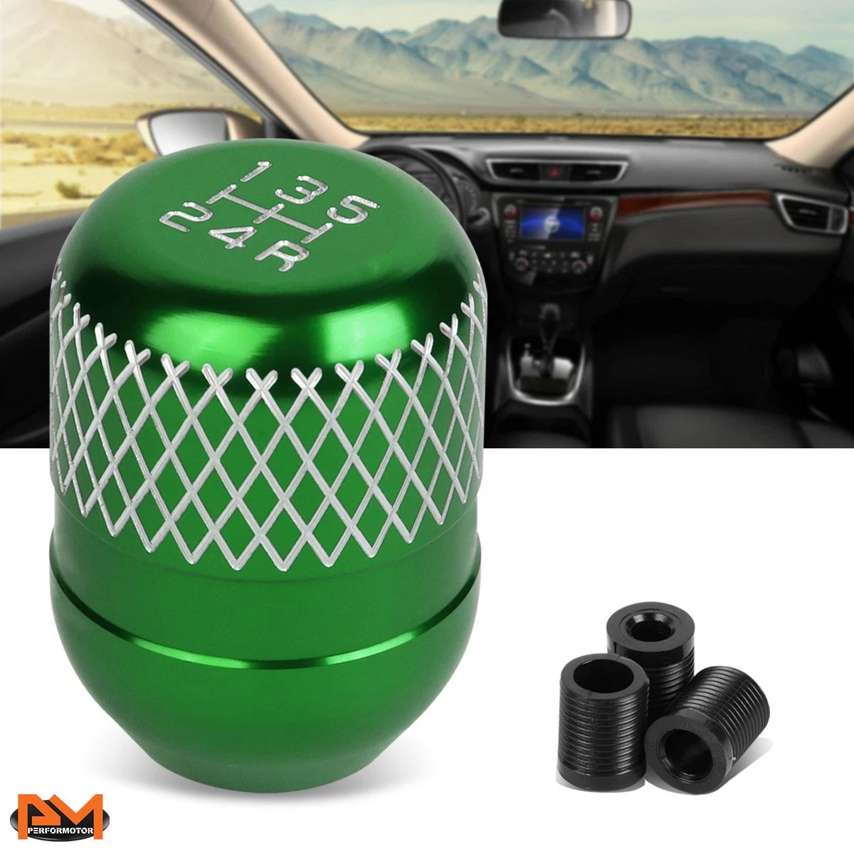 5-Speed Aluminum Shift Knob for Universal JDM Type-R (42mm)