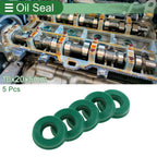Set of 5 Oil Seal Ring 10x20x5mm for Rotary Shaft (High Pressure)