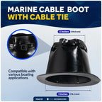 2-Inch Cable Boot for Boat Transom and Motor Well