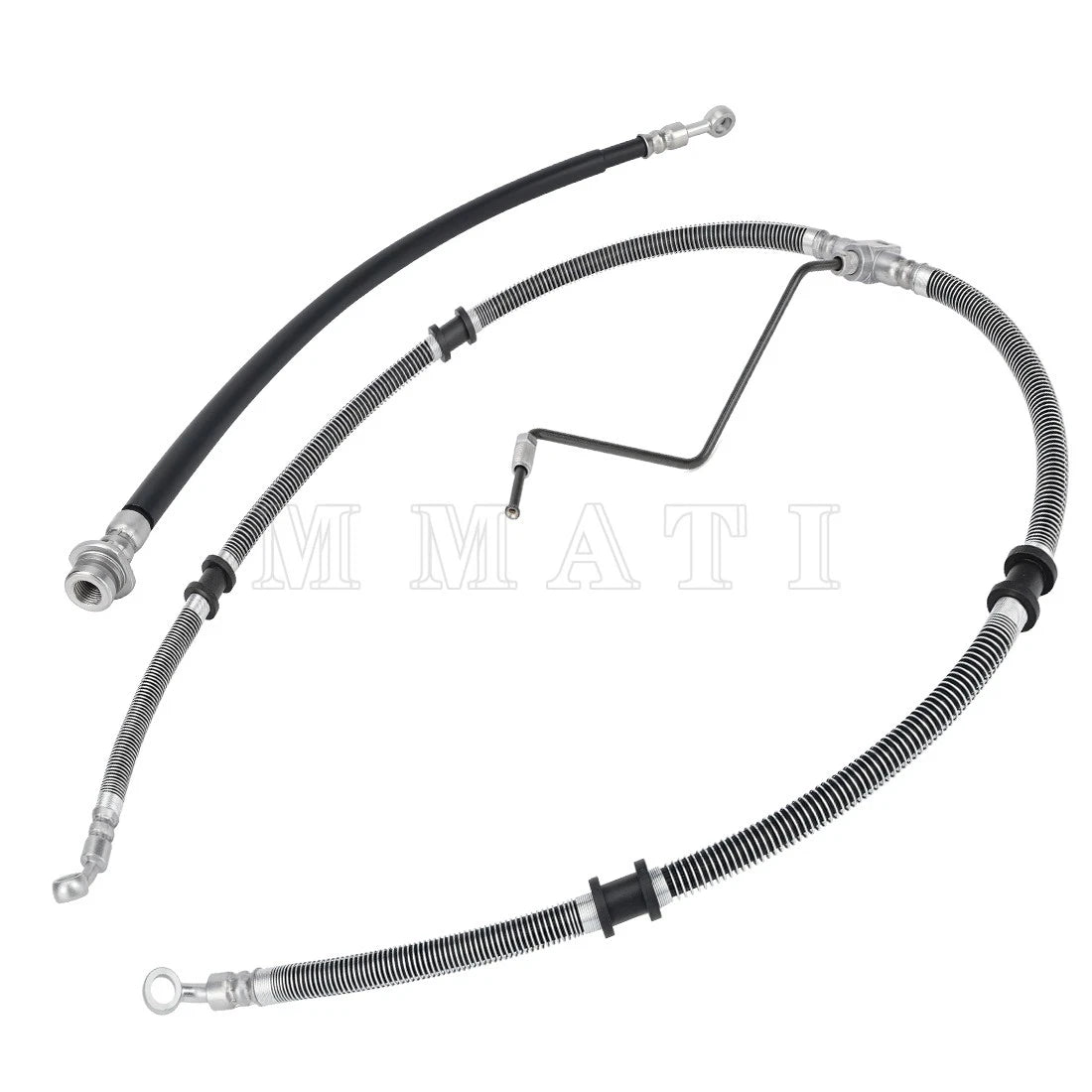 Front Brake Line Pipe Kit for Yamaha Grizzly Bruin Kodiak 350 400 (2000–2006)