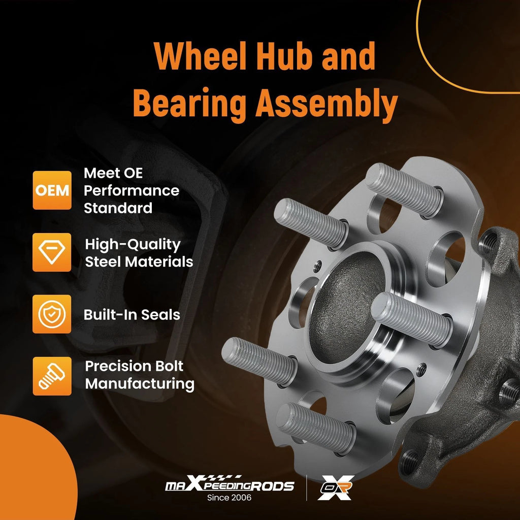 Rear Wheel Hub Assembly for Honda Odyssey (2005–2016) LH RH with ABS