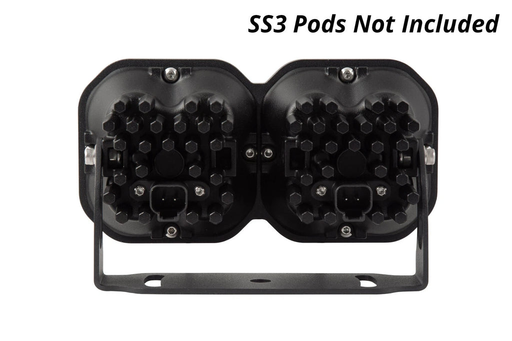 Dual-Pod Bracket Mount Kit for Diode Dynamics SS3 Pod Lights (Two Pods)