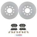 Bosch QuietCast Rear Rotors & Ceramic Brake Pads for Audi A4 Sedan (2005)