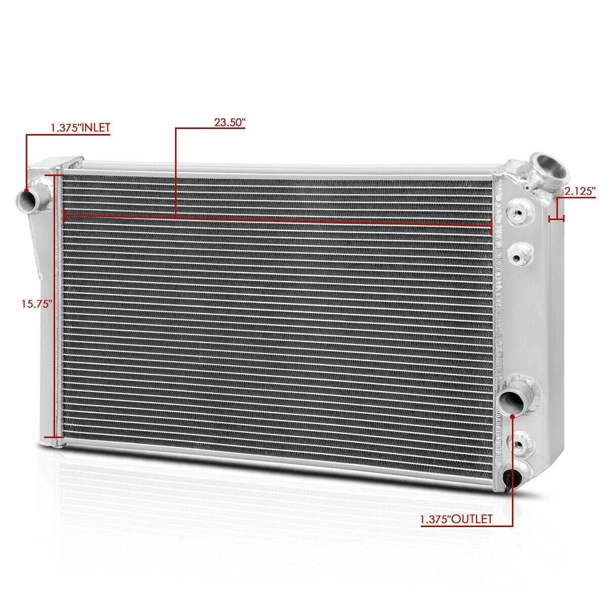3 Row Aluminum Radiator + Fan Shroud for Chevy S10 Blazer/Pickup V8 (1982–2002)