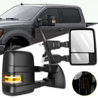 Power Heated Towing Mirrors with Puddle Light & Turn Signal for Ford F-150 (2004–2014)