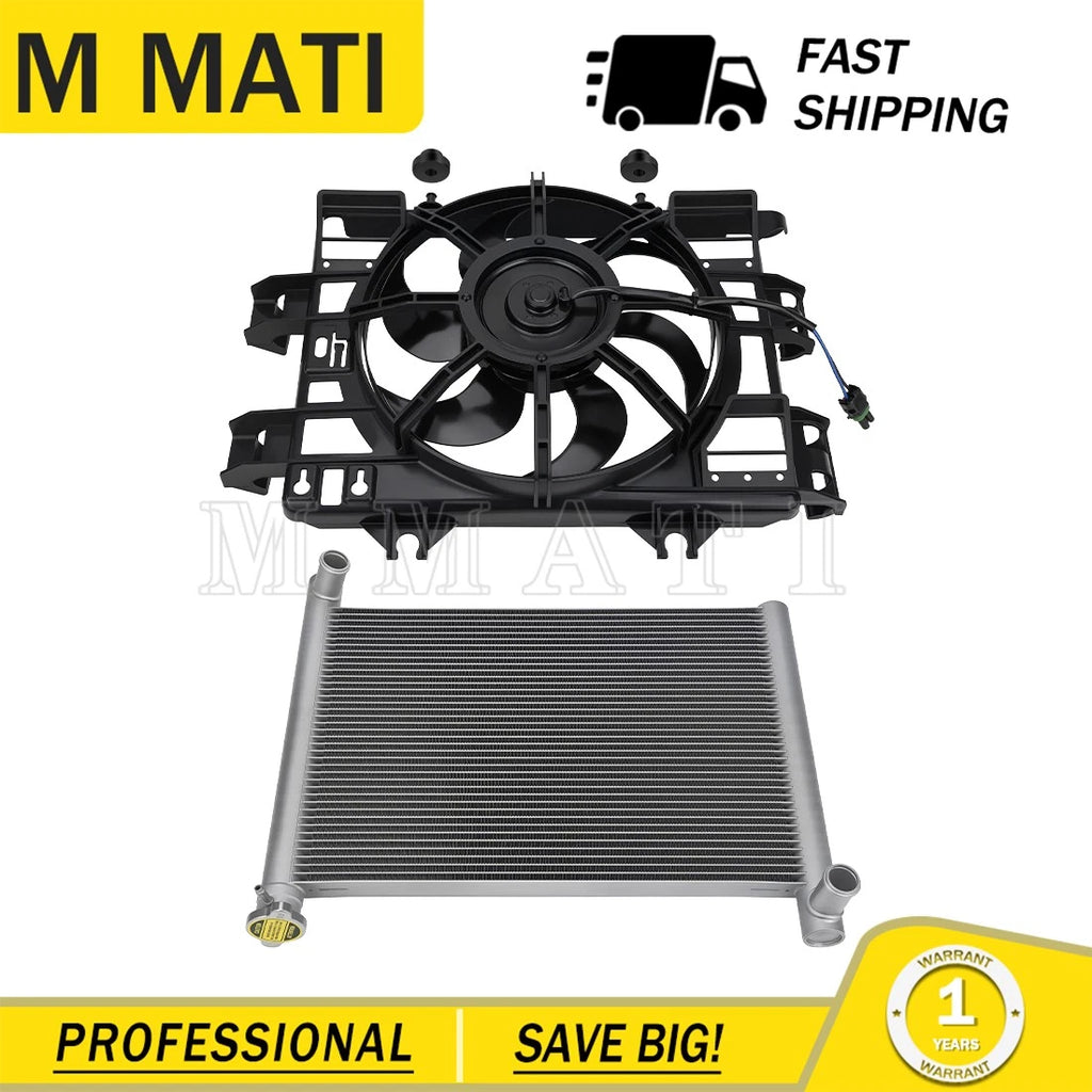 Aluminum Radiator Cooling Fan Assembly for Polaris Scrambler 850 XP (2013–2025)